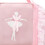 Bolsa rosa para balé infantil – Nylon, Alça ajustável. 5