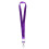 Set van 2 paarse ID-lanyards met metalen sluiting 2