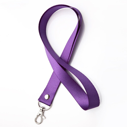 Set van 2 paarse ID-lanyards met metalen sluiting 2