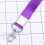 Set van 2 paarse ID-lanyards met metalen sluiting 4