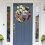 Spring Garland Wreath 40cm Brown Door Hanging 4