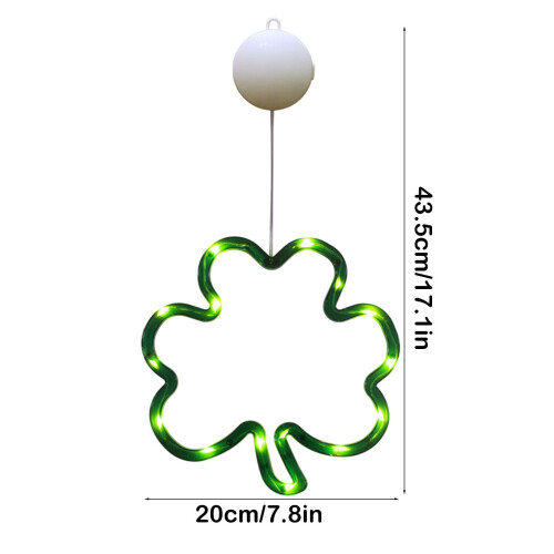 LED Klöverljusskylt Shamrock Neonrör 1 st 2