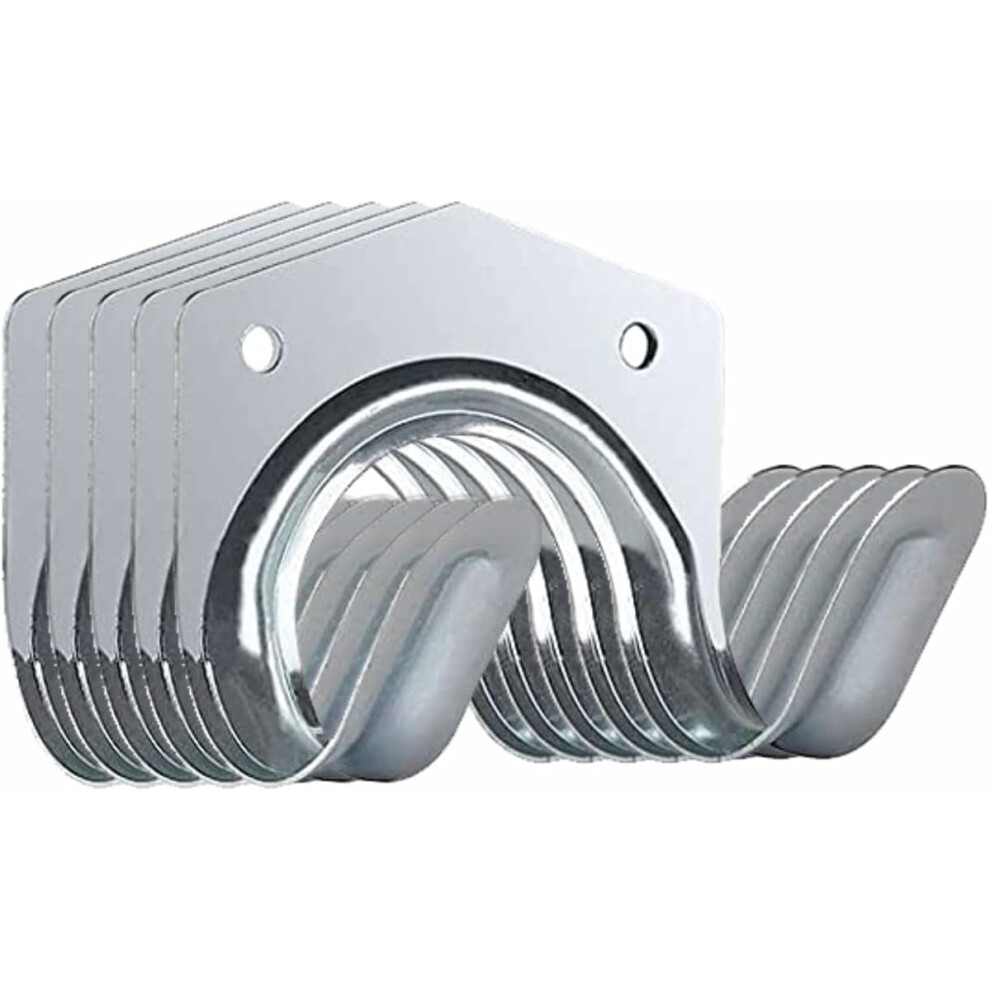 Garage Diy Tool Hooks Pack Of 5 Galvanised Tools Storage Organizer Set Heavy Duty Wall Mount Hanger 880649286146