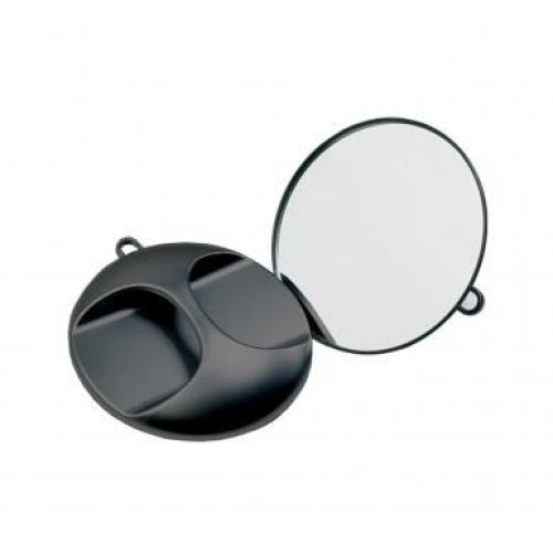 TRI Mirror Round Black