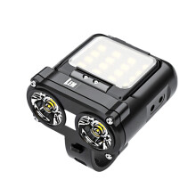 Rechargeable Bicycles Headlight With Large Capacity-Black