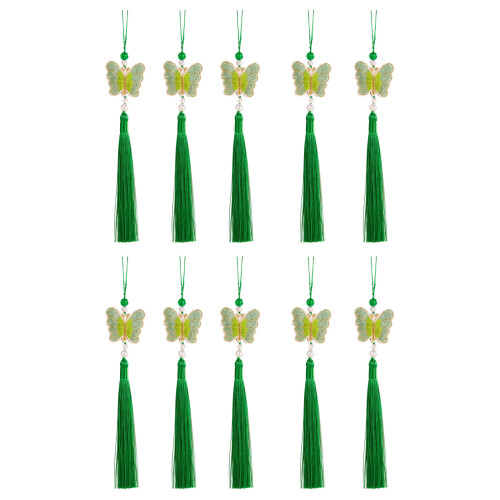 Funktionelles 26 cm langes Fransenzubehör mit-Grün