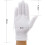par de gants de tissu en coton, blancs, taille M 3