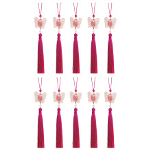Robustes, eisiges Polyester, 26 cm, Schmetterling,-Rosenrot