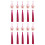 Robustes, eisiges Polyester, 26 cm, Schmetterling,-Rosenrot 1