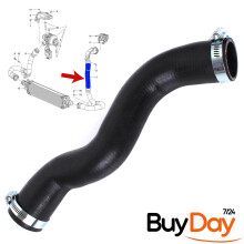 Intercooler Turbo Hose Pipe w/2 Clampsfor 1.6L CDTi 4x4 & FWD Mokka J13 & Trax Models 15-Onwards 1302287