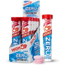 HIGH5 ZERO Caffeine Hit ElectrolyteTablet - Hydration Tablets Enhanced with Vitamin C - 0 Calories & Sugar Free - Boost Hydration, Performance & Welln