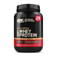 Optimum Nutrition Gold Standard 100% Whey Protein Powder, Extreme Milk Chocolate, 896g, 28 servings, Package May Vary