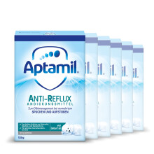Aptamil Anti-Reflux Complete Food from Birth, for Diet Management, for Spitting and Belching, Baby Food, Milk Powder, 6 x 135 g