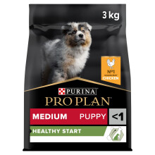 Pro Plan Grain Free Medium Puppy Healthy Start, Dry Puppy Food, Rich in Chicken, Pack of 1 (1 x 3 kg)