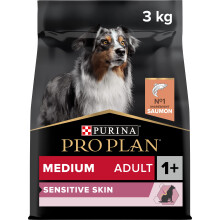 Pro Plan Medium Adult Sensitive Skin Dry Dog Food Rich in Salmon Pack of 1 x 3 kg