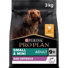 Purina Pro Plan Small Age+9 Dog Food for Small, Mini, Senior, Senior with Chicken, 4 x 3 kg Bags