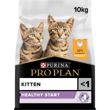 PURINA PRO PLAN | Kitten Healthy Start | Rich in Chicken | Dry Food | Kitten | 10 kg Bag