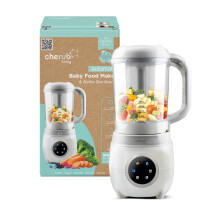 Cherub Baby Automatic Baby Food Maker | 4-in-1 AI-Powered Blender, Steamer, Bottle Steriliser & Warmer