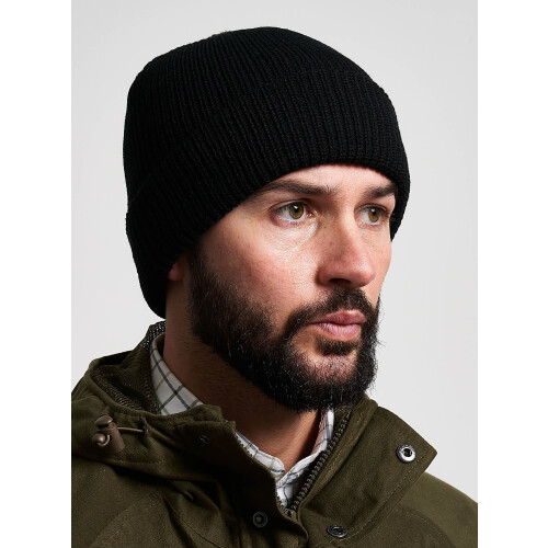 JACK PYKE JACK PYKE Thinsulate Beanie Bob Hat Black 1