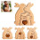 Drevená sada puzzle pre objímanie rodiny – 2 diely 2