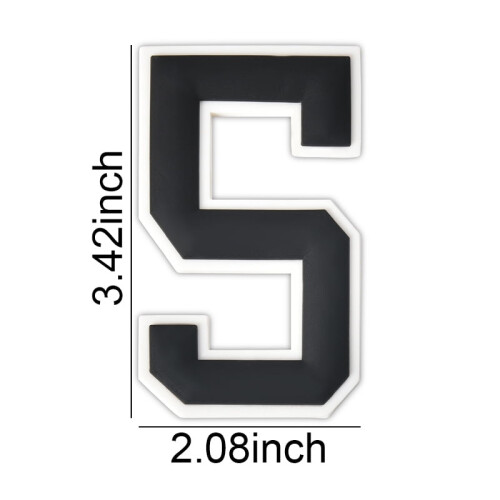 Bogg Bag Charm Number5 PVC-tilbehør 2