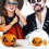 Pumpaformad Halloween-godishink, plast, 1 st. 2
