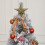 Flocked Pre-lit Christmas Tree LED 17.72 inch 4