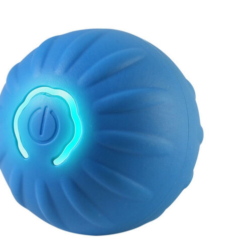 Brinquedo interativo vibratório para cães com anel de LED e conexão USB. 1