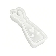 Elegant Hollow Out Rabbits Silicone Mould Suitable For-2