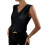 Women's Silk  Sleeveless V-Neck Casual  Basic-Black XL 1