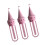 Miniature Castles Bookmarks Modern Bookmarks Perfect Gift-Pink 1