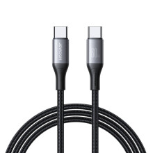 Joyroom Flash Series Schnellladekabel USB-C auf USB-C, 60 W, 1 m - Schwarz