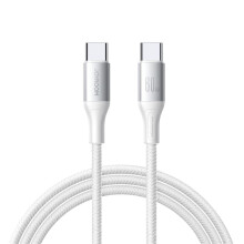 Joyroom Flash Series Schnellladekabel USB-C auf USB-C, 60 W, 1 m - Weiß