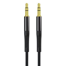 NEXTBATT 3,5-mm-Klinkenstecker-auf-Klinkenstecker-AUX-Kabel, 1 m - Schwarz