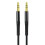 Cable AUX NEXTBATT de 3,5 mm macho a macho, 1 m - Negro 1
