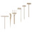 4Sets Small Bamboo Rakes Creative Office Zen Garden Decorative Tools 1