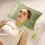 Conjunto de fronhas dupla face em veludo cor leite, 74 x 48 cm (29 x 19 polegadas) 5