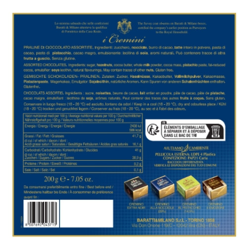 Finest Assorted CREMINI COLOR ART Gift Box 200g 2