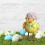 Easter couple lighted bird decor yellow hooded multicolor 5