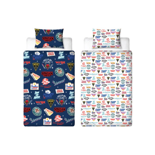 Stranger Things Gorgon Single Duvet Cover and Pillowcase Set 2