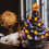Ceramic Halloween Desktop Ornament LED Black Tree 4