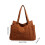 Bolsa feminina de lona, espaçosa e com vários bolsos (1 peça). 3