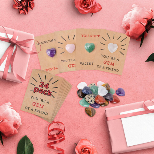 Valentine's Day Cards Heart Design Romantic Blank Inside 24 1