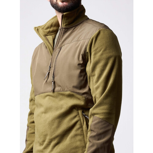 JACK PYKE JACK PYKE Rannock Fleece Pullover Dark Mustard Small 2