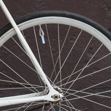 FRCOLOR LED fietswielverlichting – Blauw, 6 stuks
