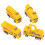 Kids Small Truck Model Toy Yellow 4 Pieces 1