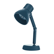 Miniature LED Desk Lamp for Dollhouse Dark Blue