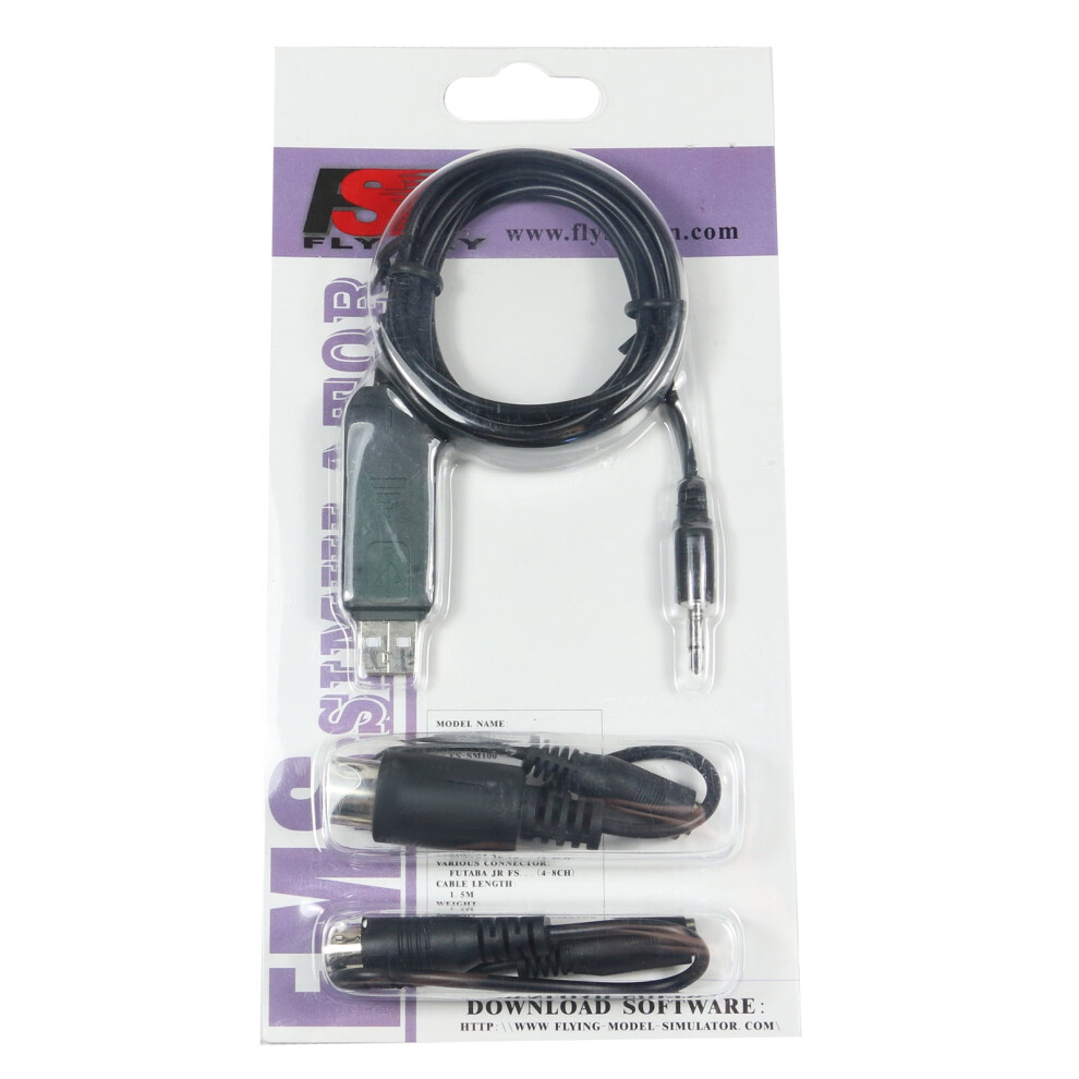 Flysky Sm100 Usb Ppm Simulator Cable For Fs-I6/I4/Th9x/T4b 9017774026069