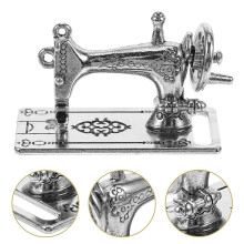 Tête de mini machine à coudre en alliage, décor 1 pièce