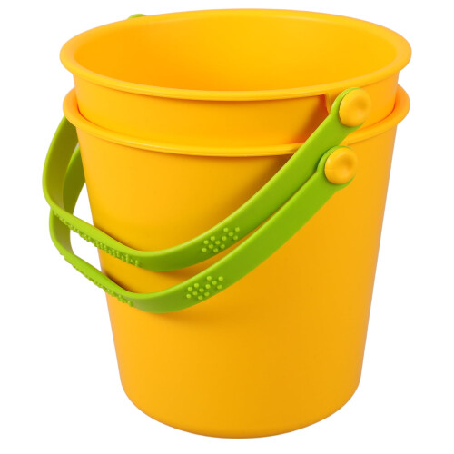 QUMONIN beach sand bucket with handle 2 pcs